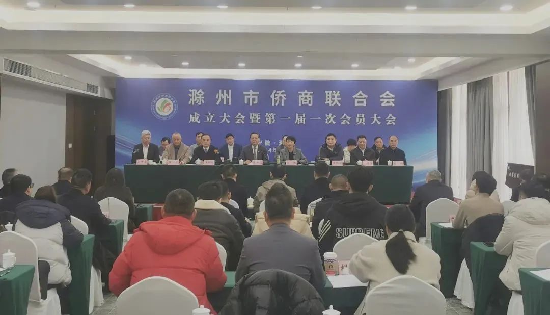 滁州市侨商联合会正式成立——李世蕴、金力到会祝贺并讲话