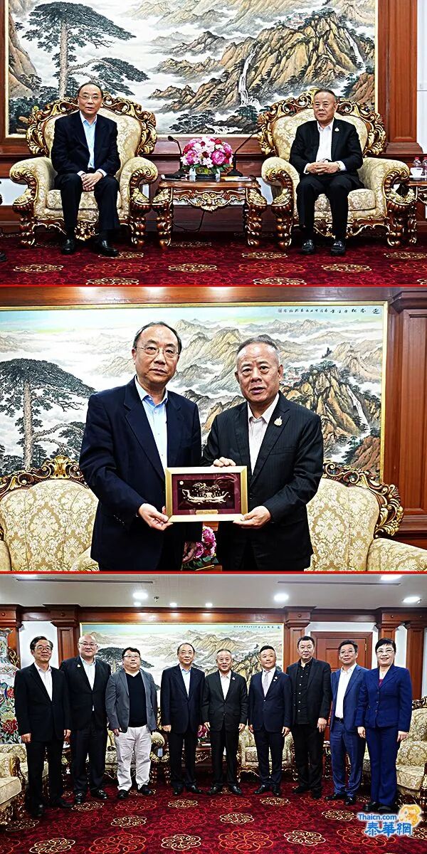 【名誉会长】世界中餐业联合会会长邢颖率团访问泰国中华总商会 副主席李桂雄接待一行