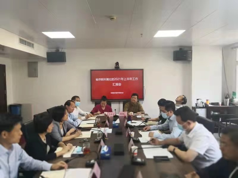 统一思想，凝聚合力 河南省侨联召开所属社团上半年工作 汇报会