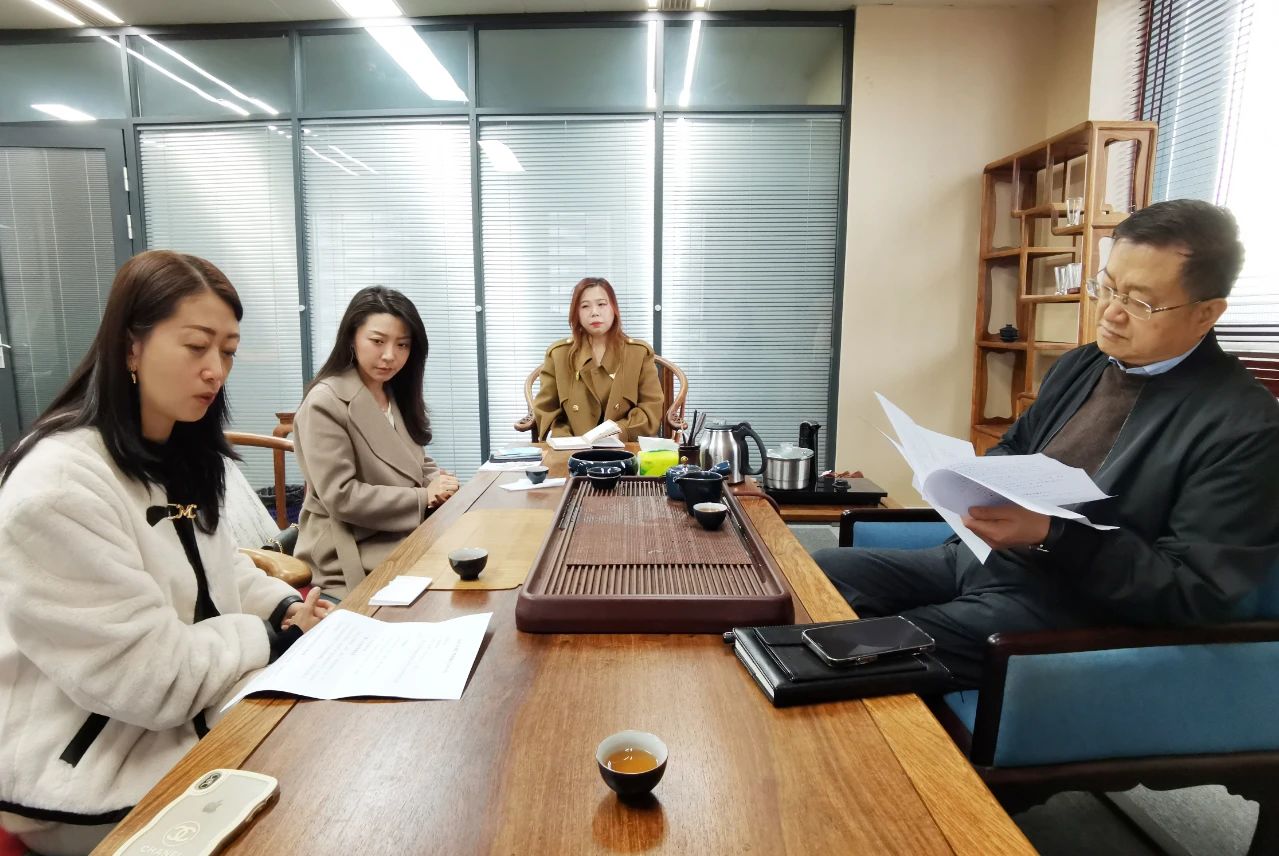 省侨商会秘书处走访第二季度轮值会长单位东泰控股，并向轮值会长汇报第二季度重点工作