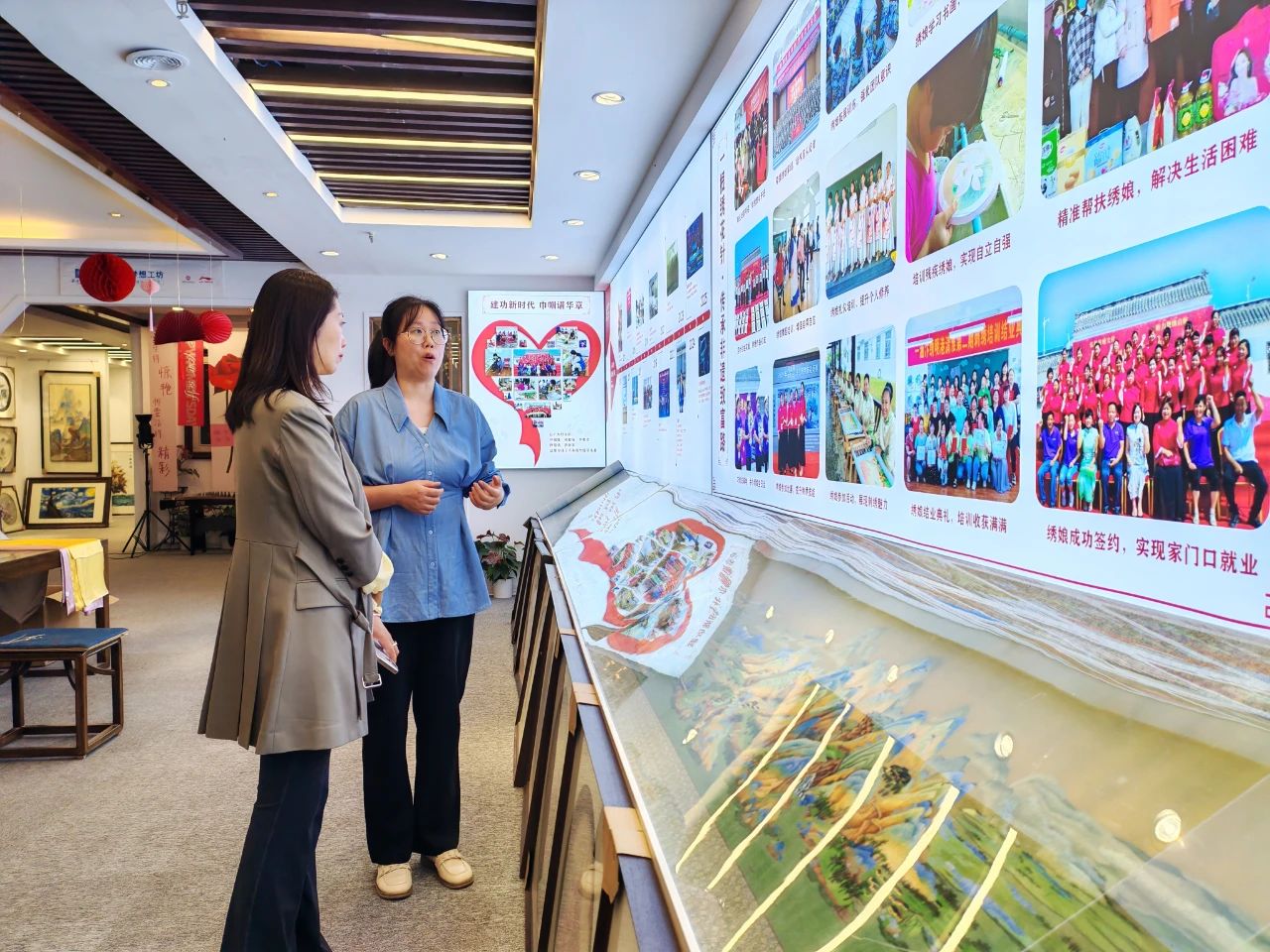 省侨商会走访理事单位一涵汴绣，共探传承与发展