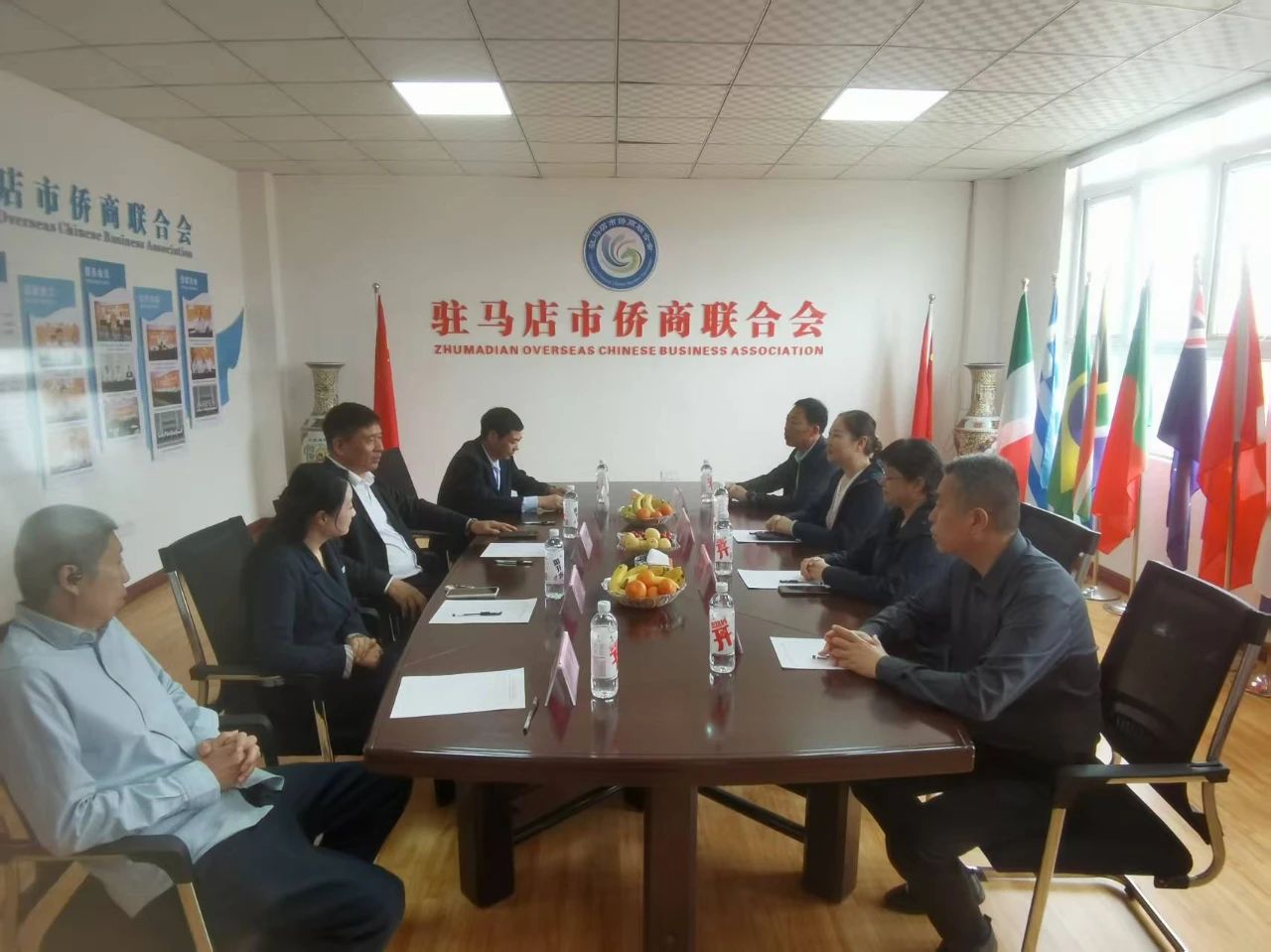 【团体会员】鹤壁市侨联到驻马店市侨商会调研交流工作