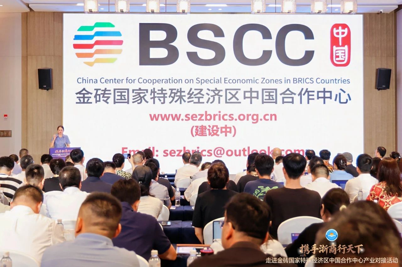 杭州市侨商协会青委会代表团参加“携手浙商行天下”走进金砖国家特殊经济区中国合作中心产业对接会