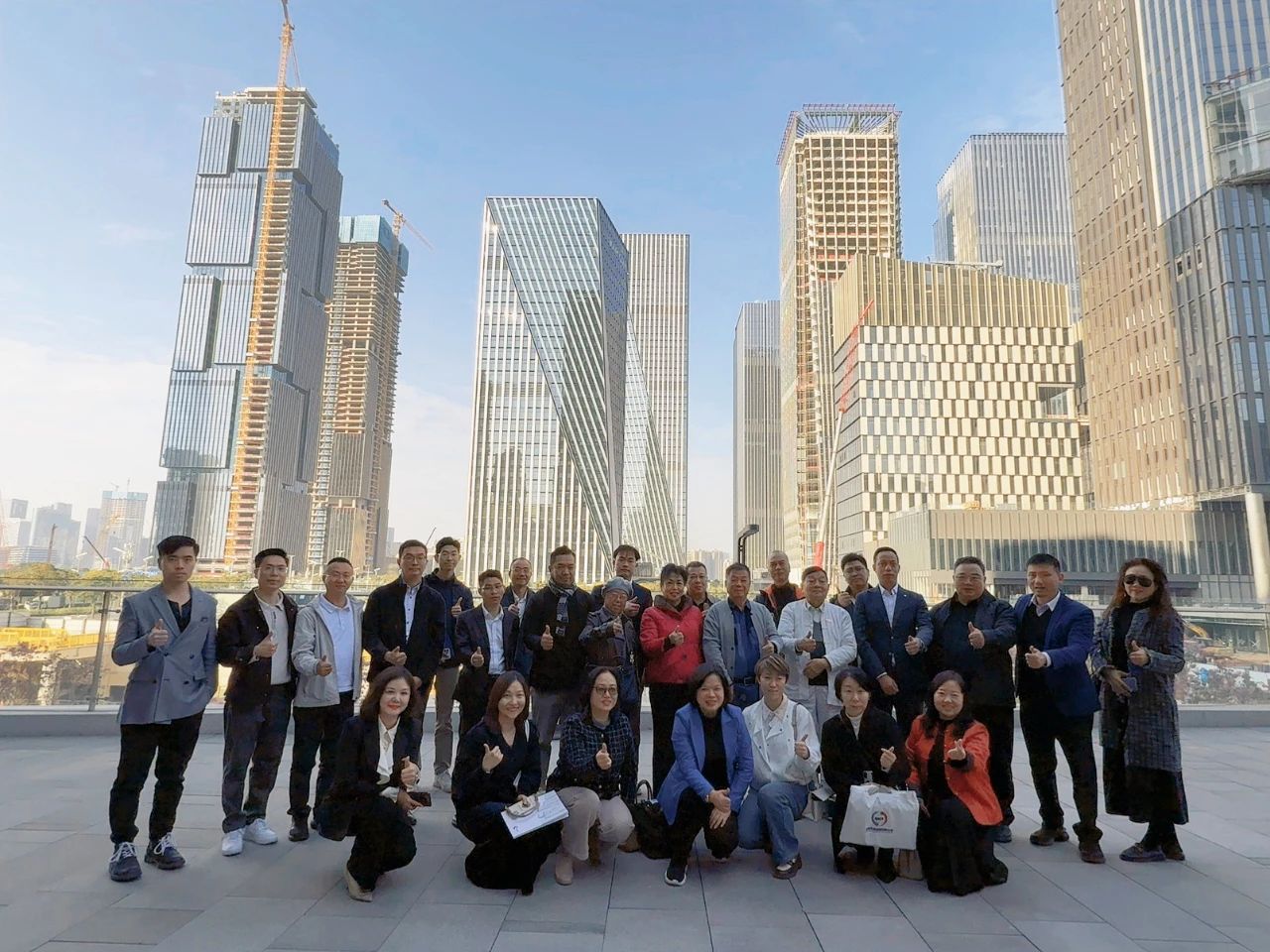 深圳市侨商会组织侨商实地考察，助力前海交易广场国际化港式街区打造