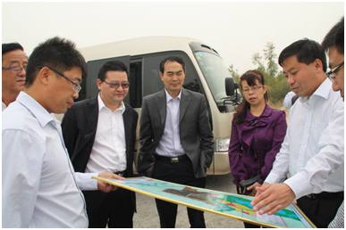 省委统战部副部长、省侨联党组书记赵太安一行莅鹤壁市山城区就拟投教育项目考察